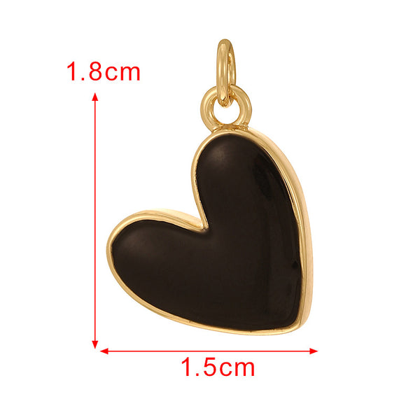 Dije Corazón Negro